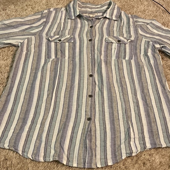 RUFF  Hewn Striped Blouse (Large) - Picture 6 of 11